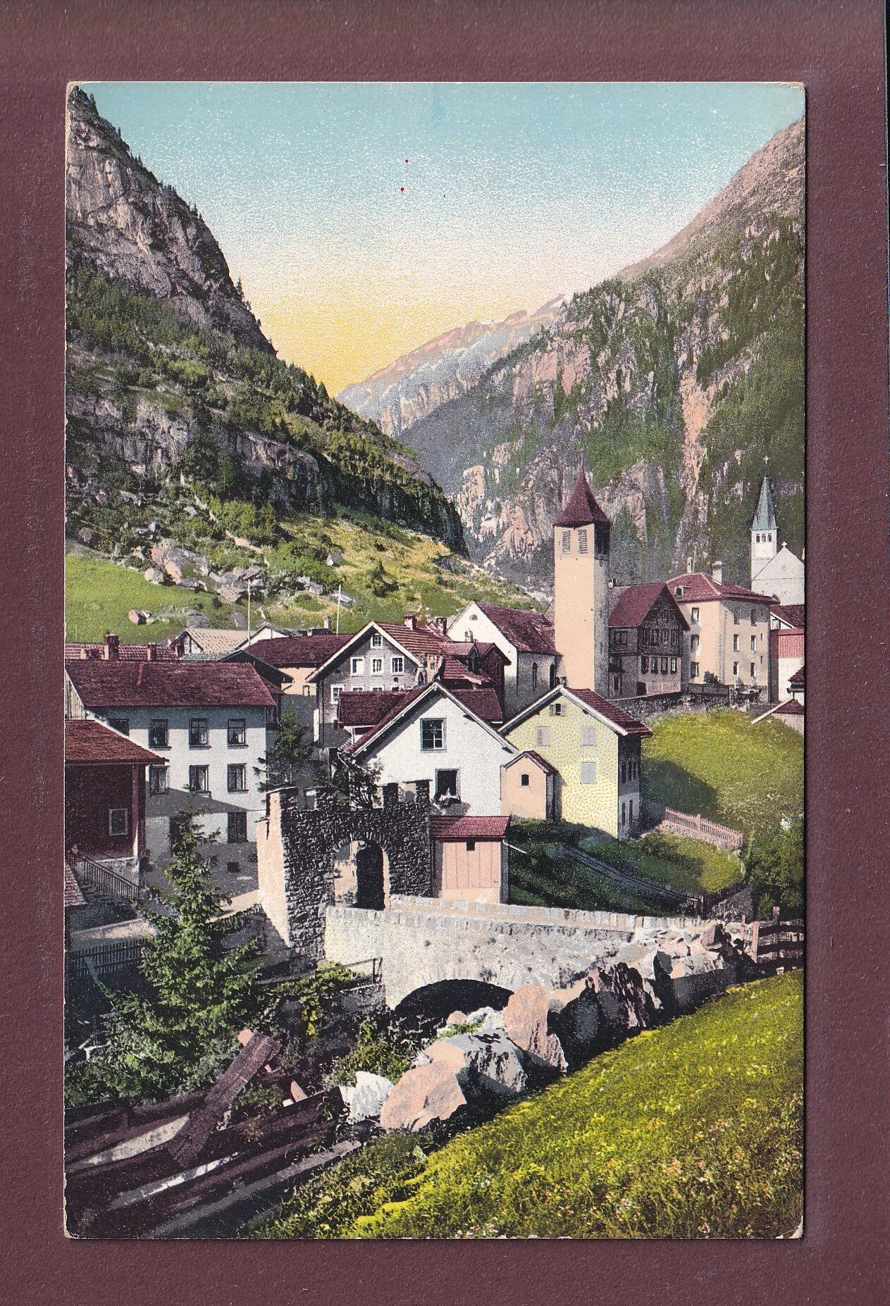 Gotthardbahn - GOESCHENEN - Dorfpartie