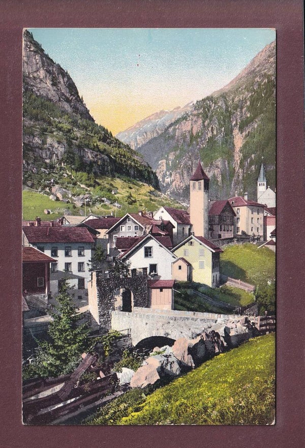 Gotthardbahn - GOESCHENEN - Dorfpartie