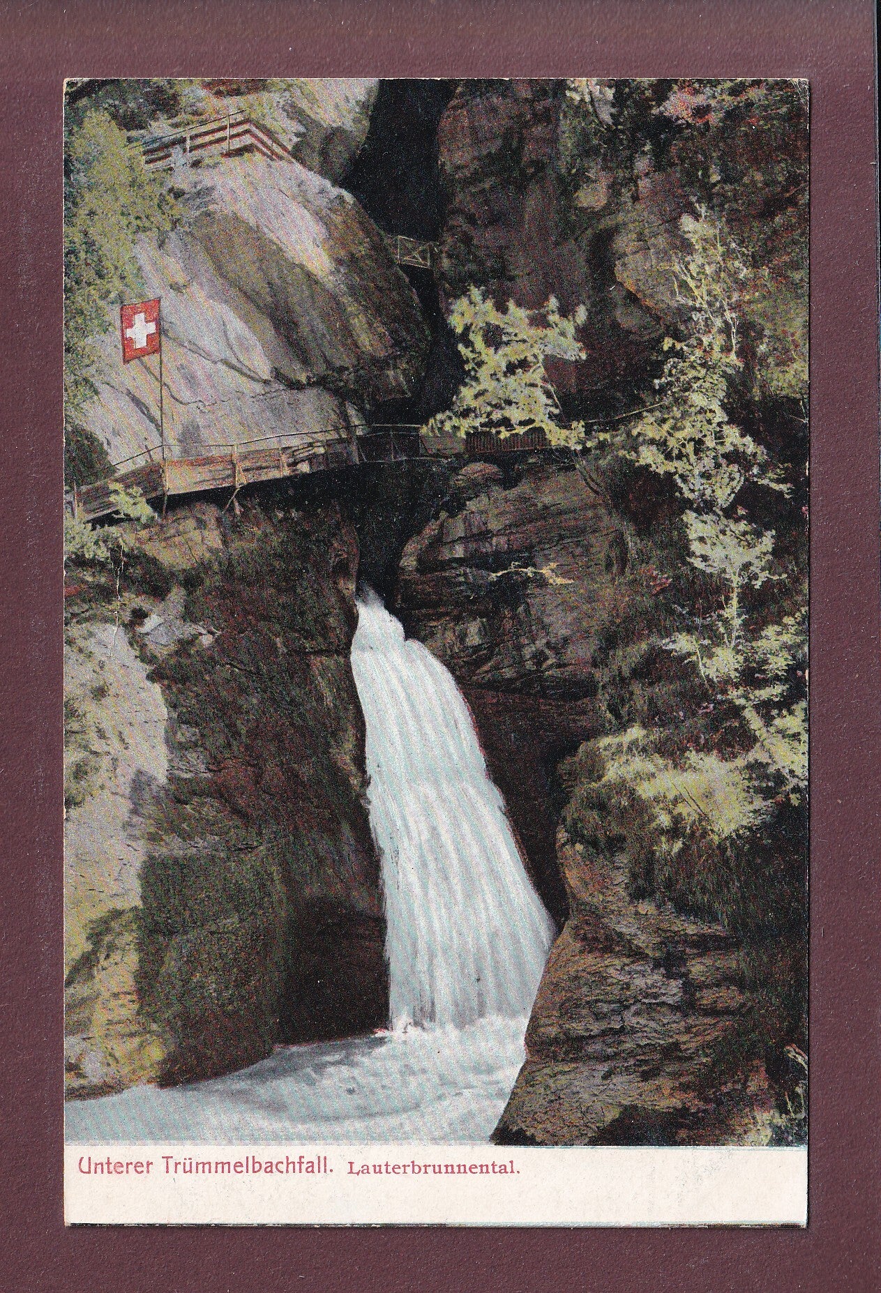 Lauterbrunnen - TRÜMMELBACH - Unter Galerie
