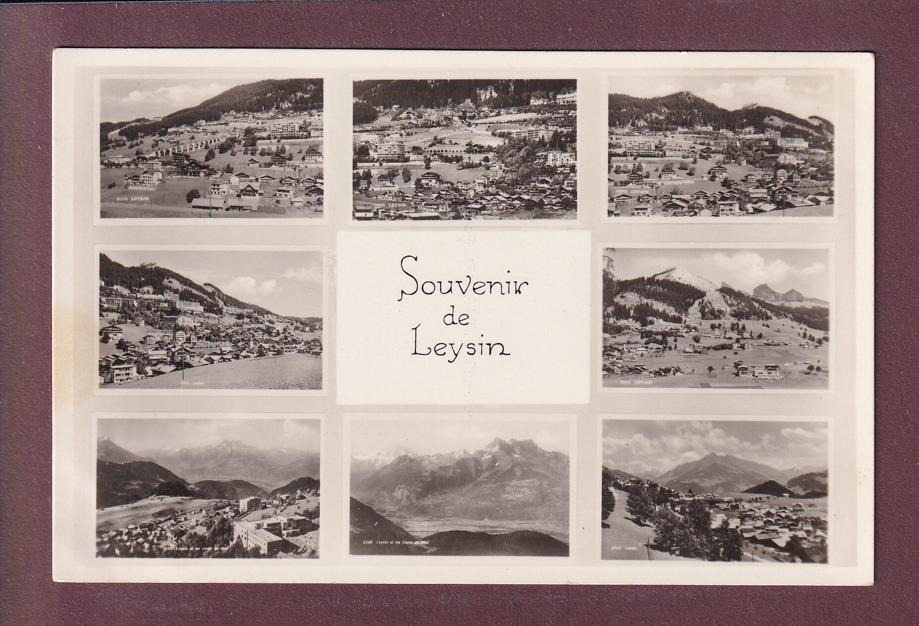 Souvenir de LEYSIN - 8 images