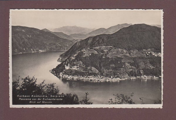 SERPIANO - Blick auf Morcote