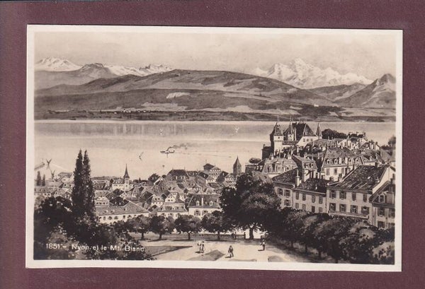 NYON et le Mont-Blanc