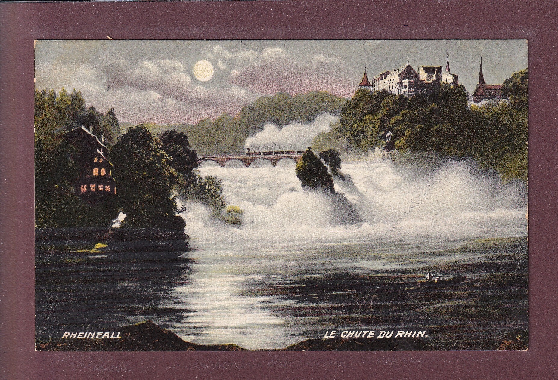 RHEINFALL - Mondschein