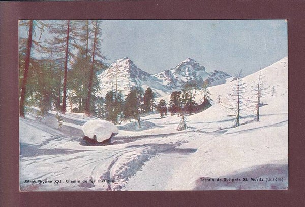 Terrain de ski près ST. MORITZ