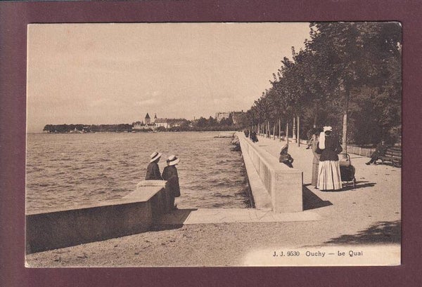 LAUSANNE - Ouchy - Quai - Animé