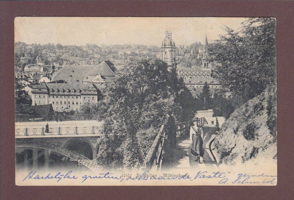 ST. GALLEN - Mühleckweg - Leute - 1905