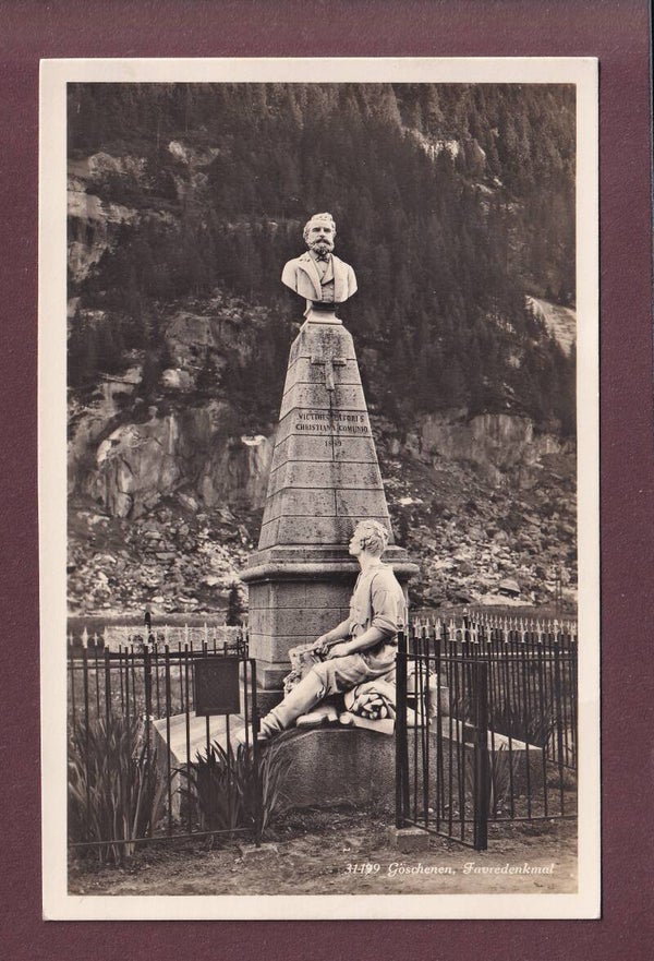 GÖSCHENEN - Favredenkmal