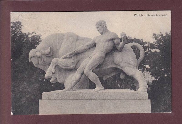 ZÜRICH - Geiserbrunnen - 1911