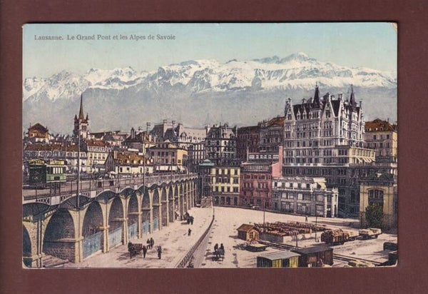 LAUSANNE - Flon - Grand Pont - 1909