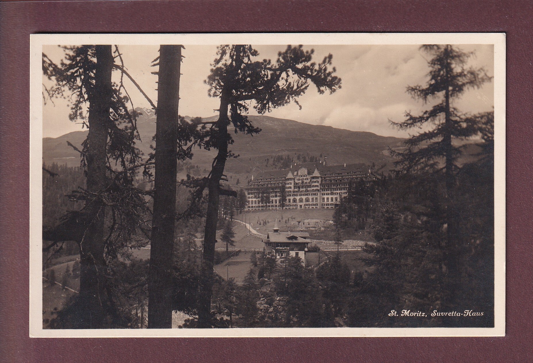 ST. MORITZ - Suvretta-Haus - 1927