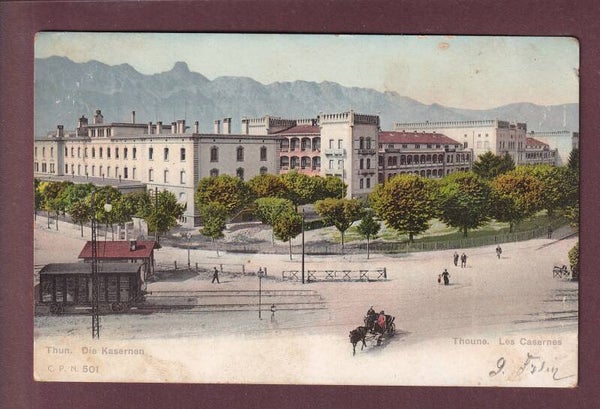 THUN - Die Kasernen - 1905 CPN