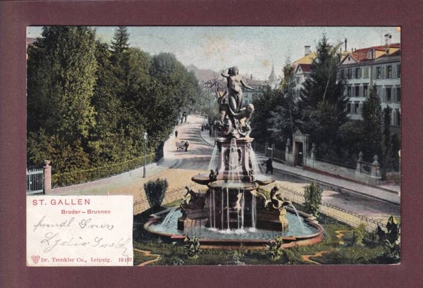 ST. GALLEN - Broder-Brunnen - 1903