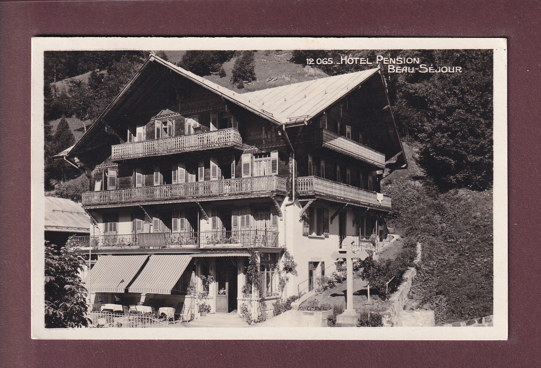 CHAMPERY - Hôtel Beau-Séjour - 1929