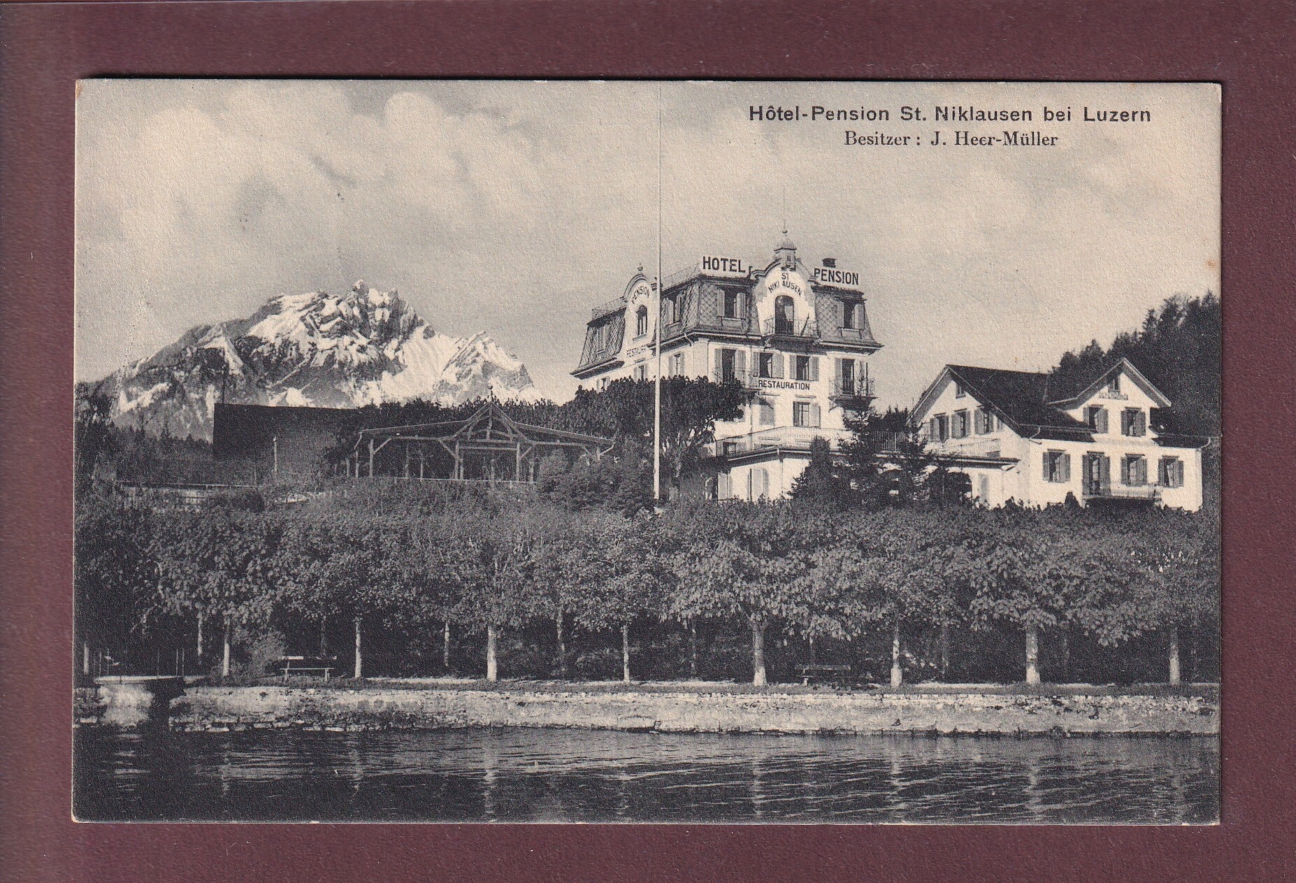 Hôtel ST. NIKLAUSEN bei Luzern - 1912