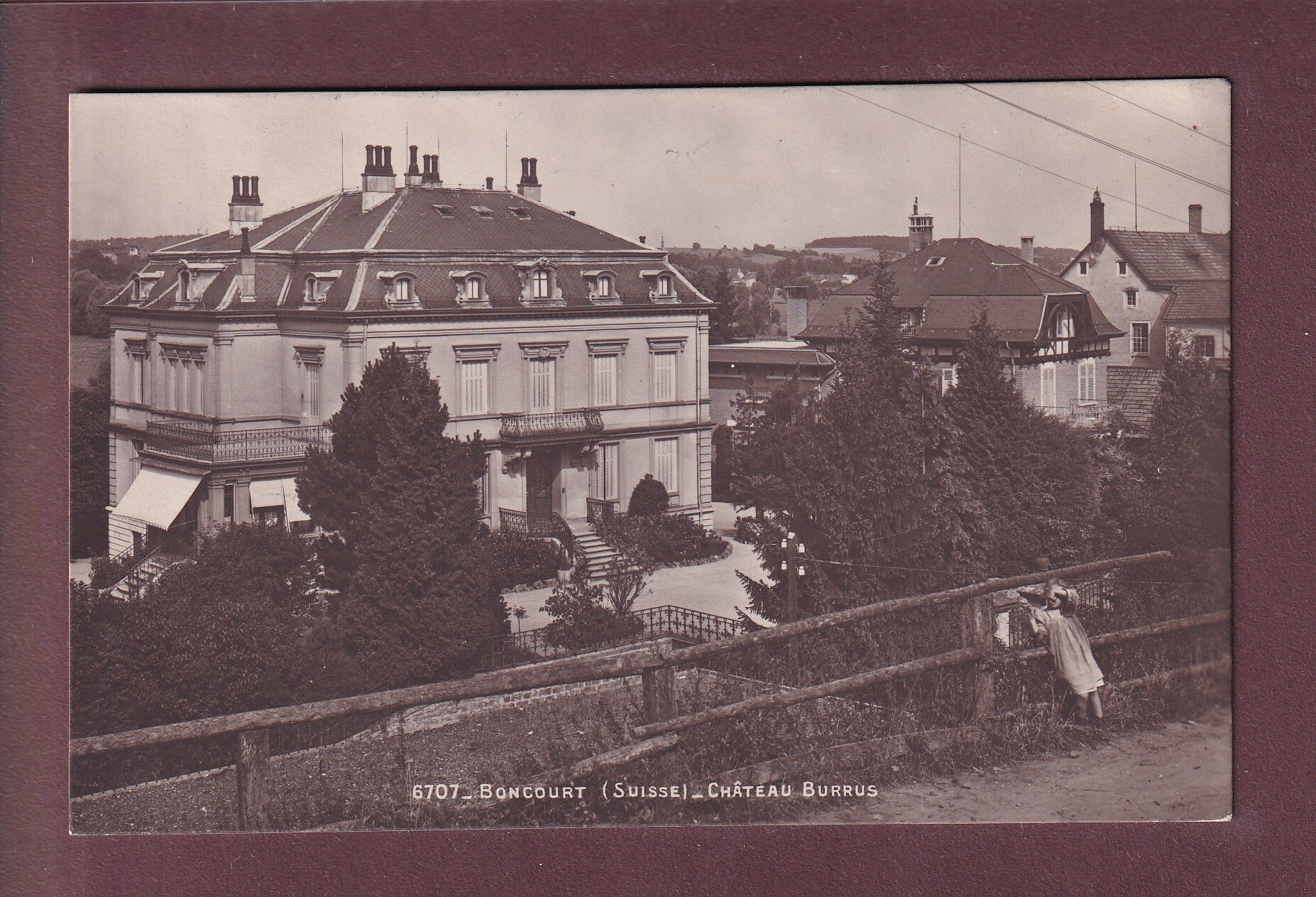 BONCOURT - Château Burrus - 1913