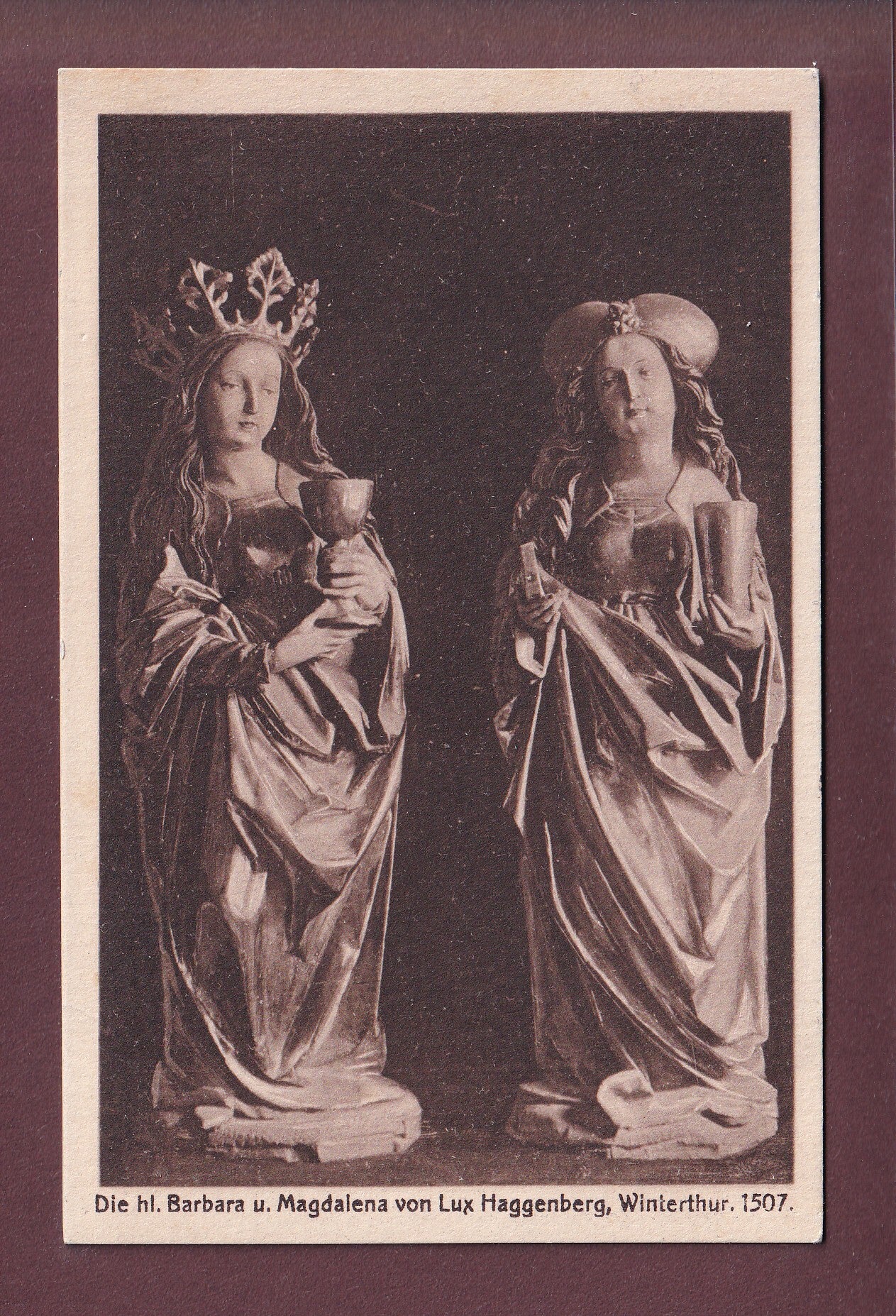 WINTERTHUR - Barbara und Magdalena con Lux Haggenberg - 1922