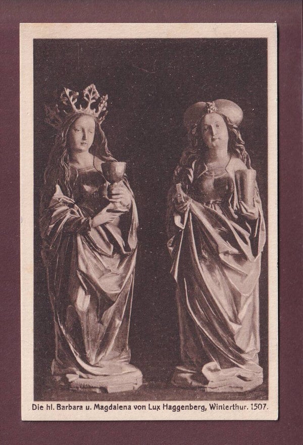WINTERTHUR - Barbara und Magdalena con Lux Haggenberg - 1922