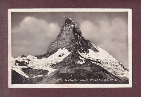 MATTERHORN - CERVIN - 1933