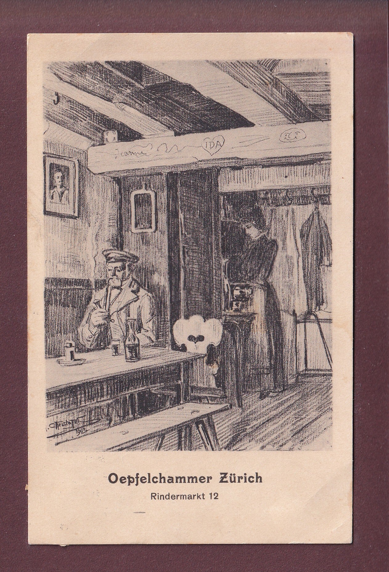 ZÜRICH - Oepfelchammer - Rindermarkt - 1920