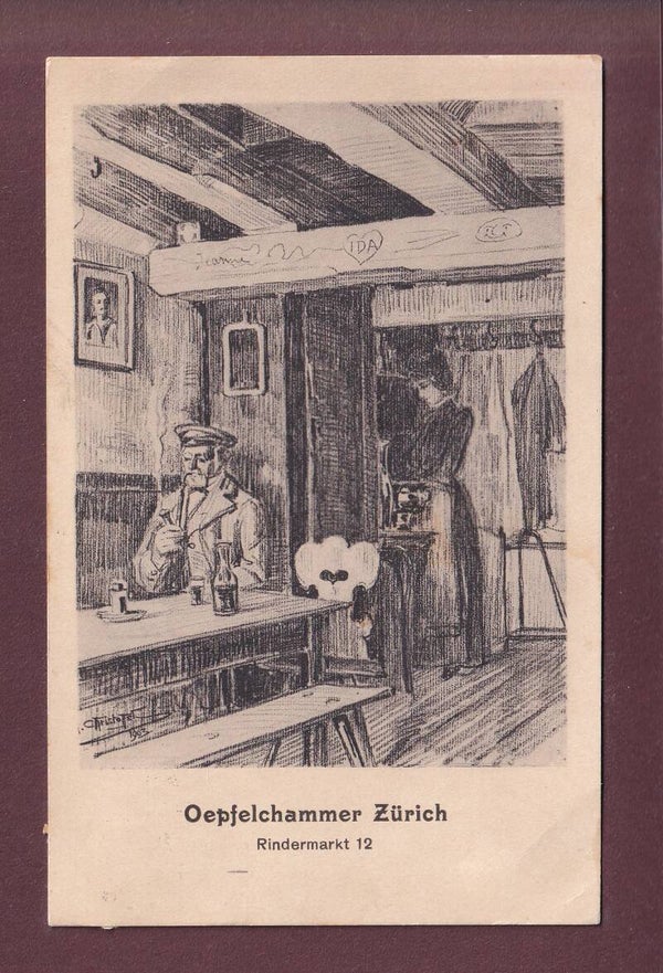 ZÜRICH - Oepfelchammer - Rindermarkt - 1920