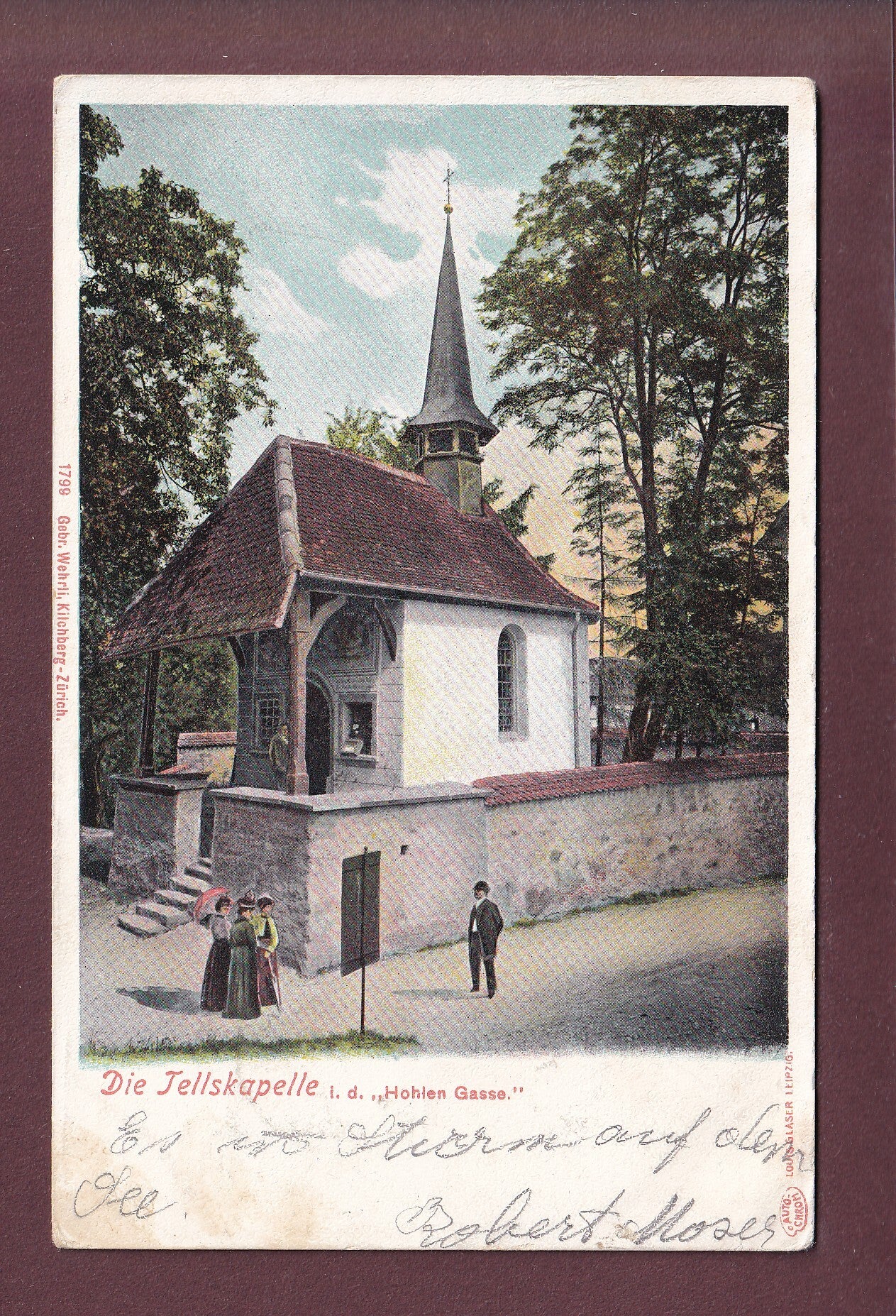 TELLSKAPELLE - Hohlen Gasse - 1905