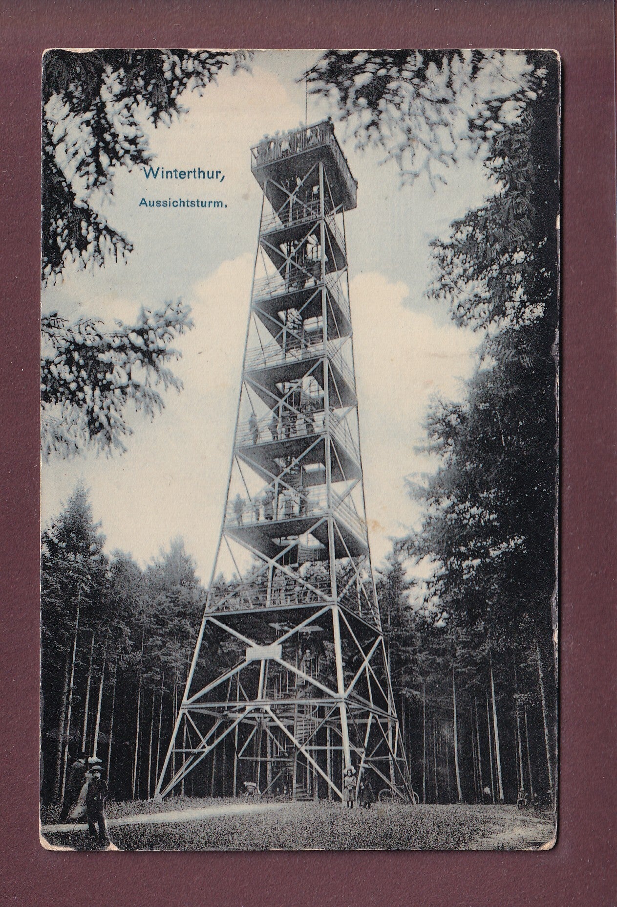 WINTERTHUR - Aussichtsturm - 1909 glatt