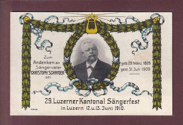 LUZERN - Sängerfest 1910