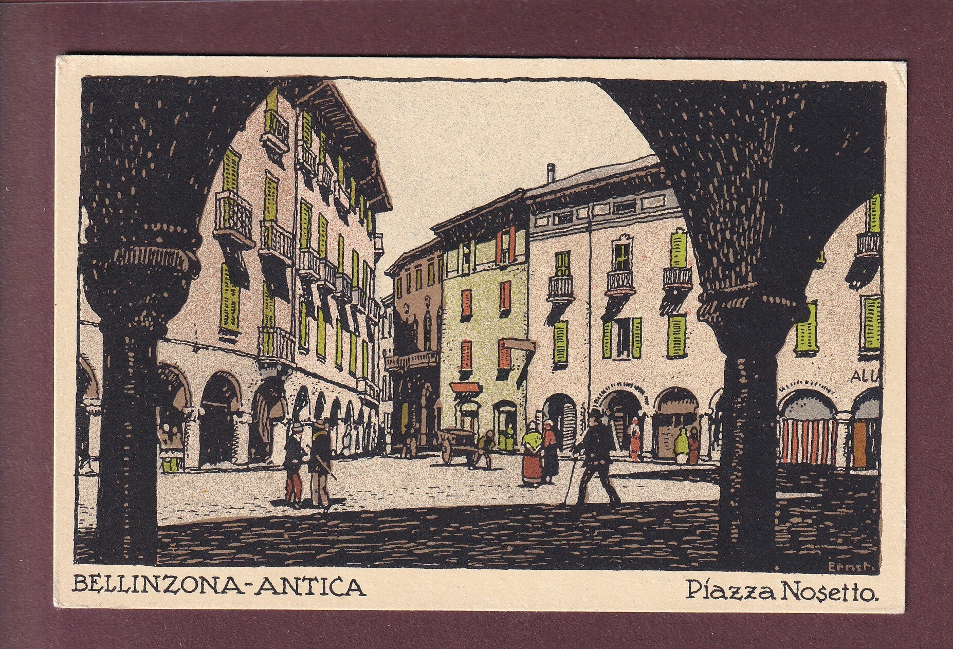 BELLINZONA antica - Piazza Nosetto