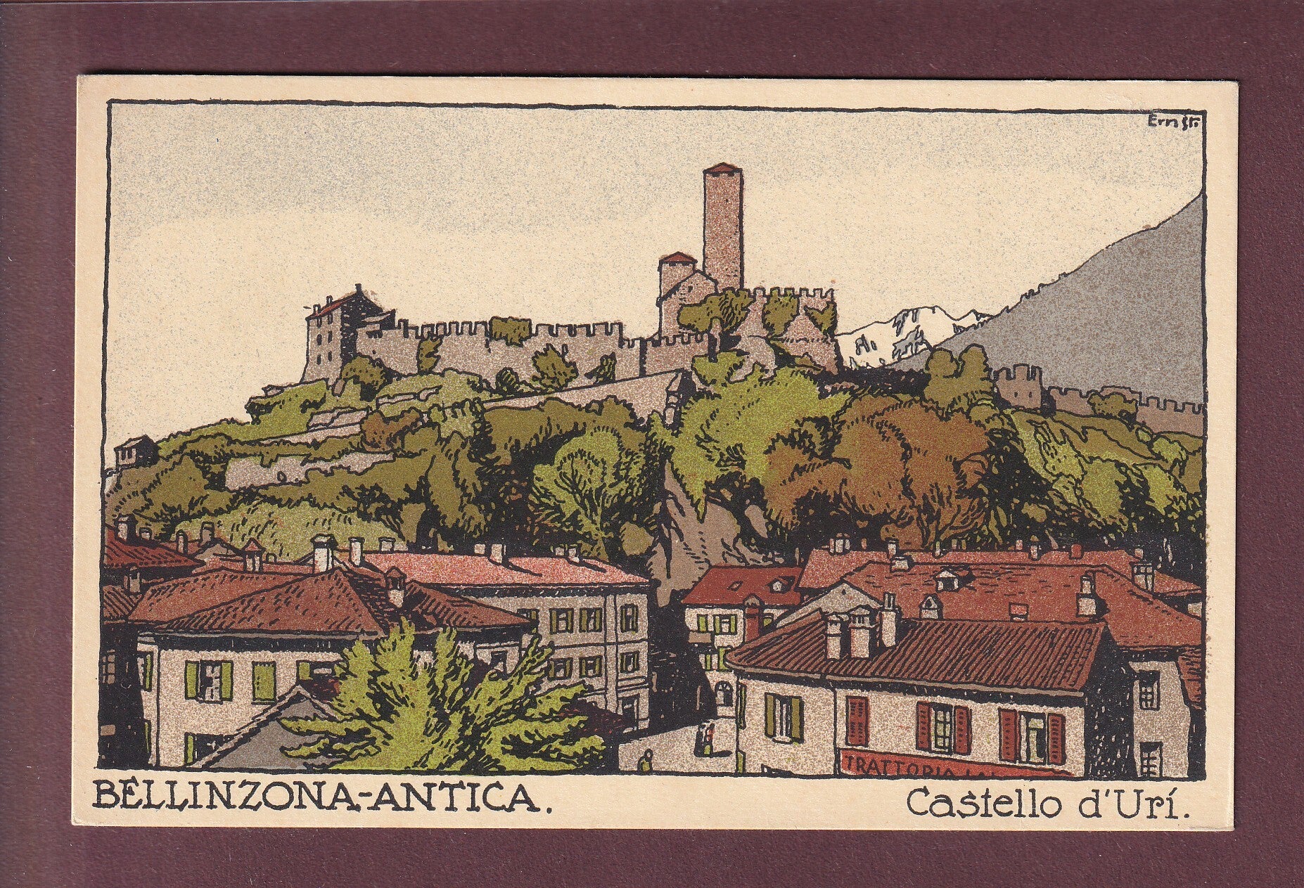 BELLINZONA antica - Castello d'Uri