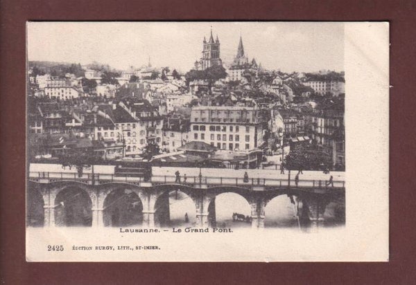 LAUSANNE - Grand Pont - Tram