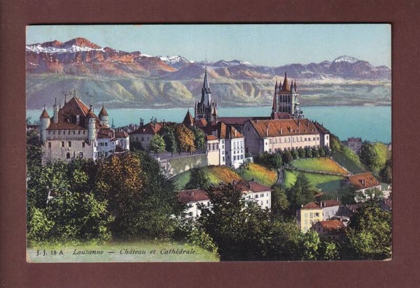 LAUSANNE - Château et Cathédrale - 1913