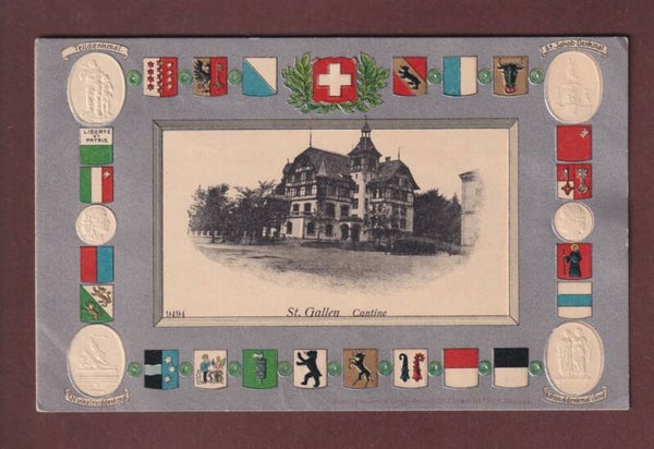 ST. GALLEN - Cantine - Kantone Präge - 1906