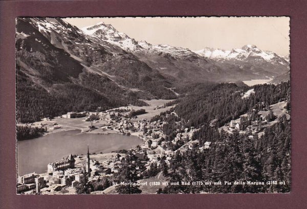 ST. MORITZ-DORF und BAD - Piz della Margna