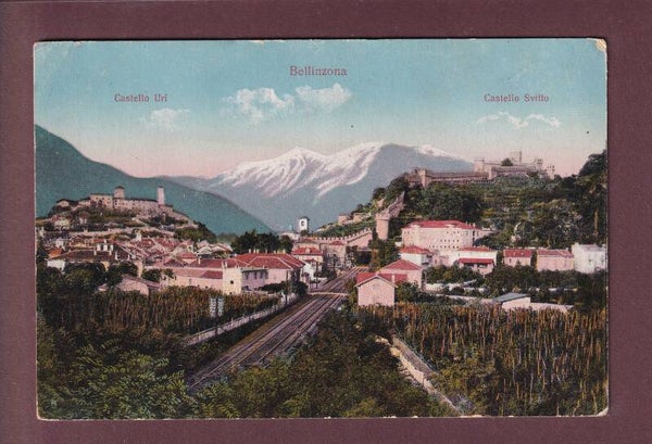 BELLINZONA - Ferrovia e Castelli