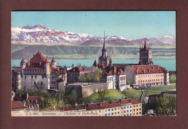LAUSANNE - Château et Cathédrale - 1911