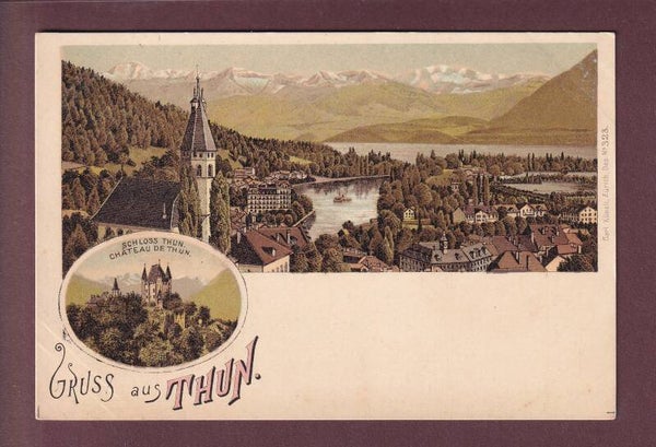 Gruss aus THUN - Litho Künzli