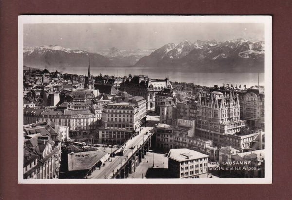 LAUSANNE - Grand Pont et les Alpes
