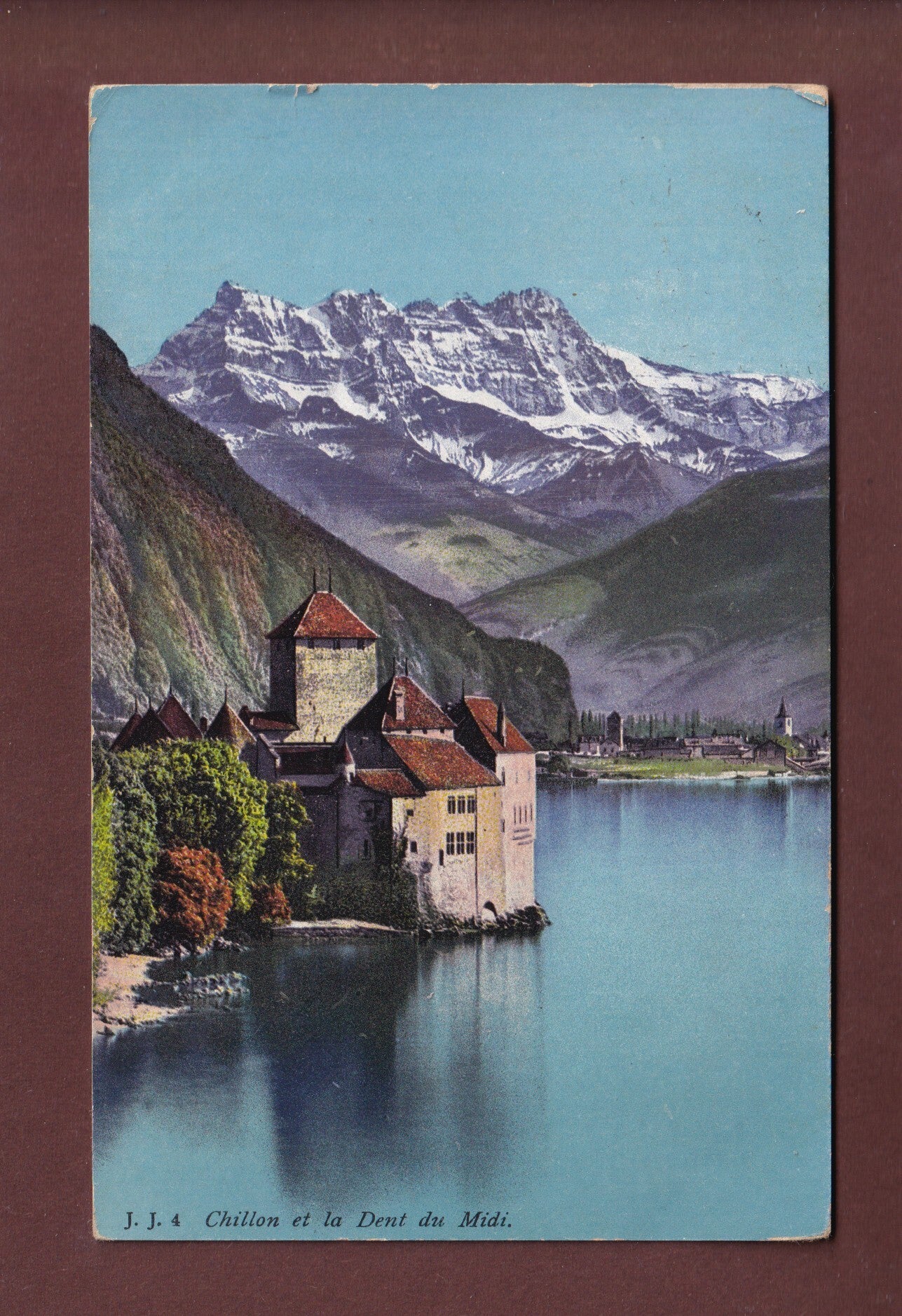 Château de CHILLON - Dents du Midi - 1921