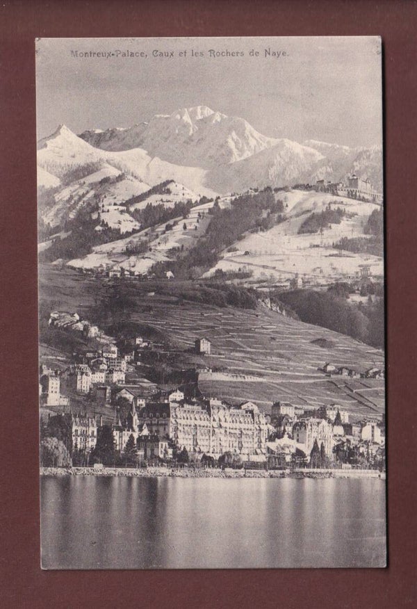 MONTREUX depuis le lac - 1911