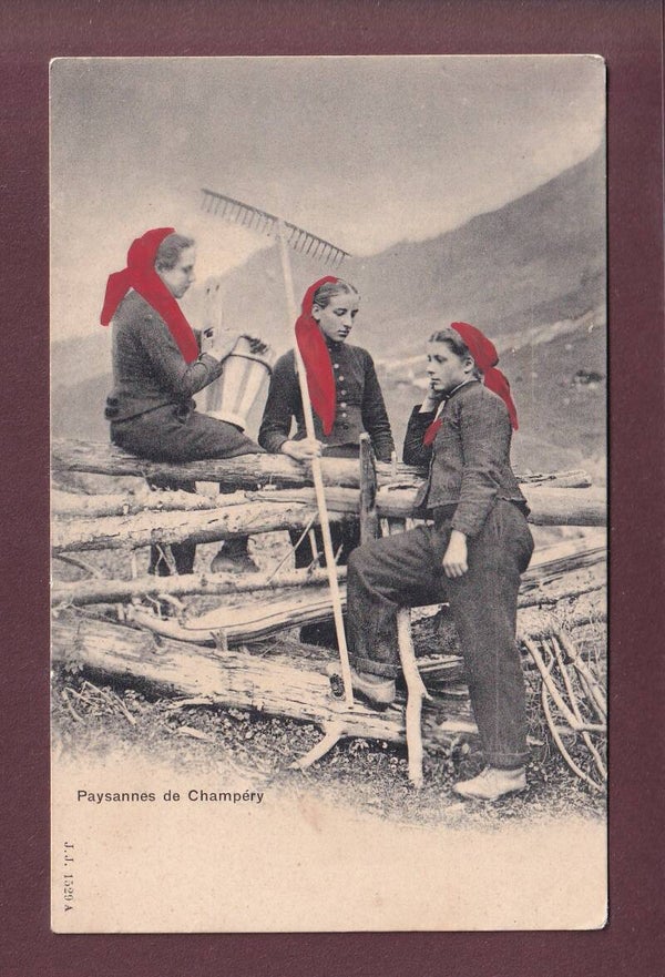 Paysannes de CHAMPERY