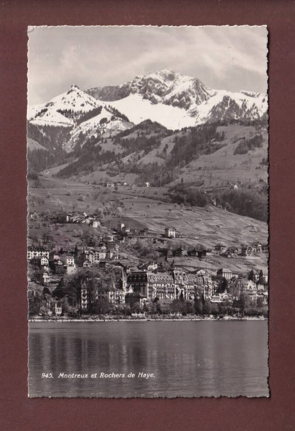 MONTREUX depuis le lac - 1940