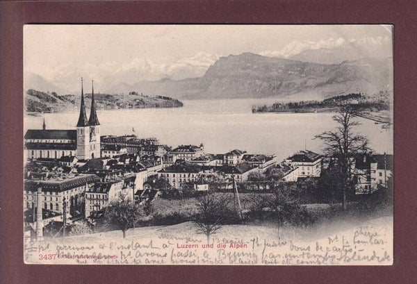 LUZERN und die Alpen - 1903