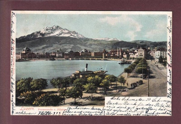 LUZERN - Promenade - Pilatus - 1904