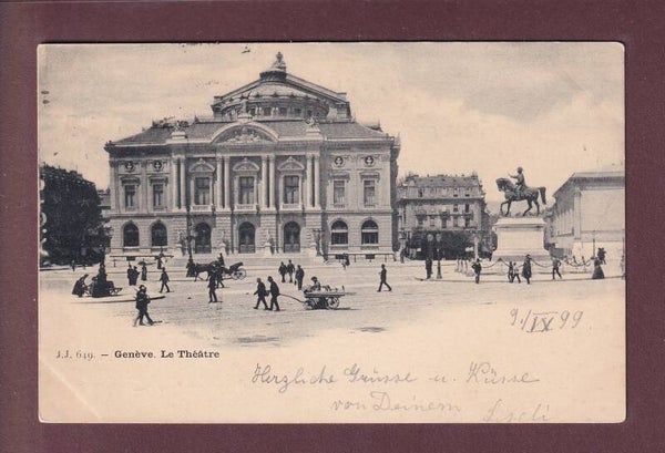 GENEVE - Le Théâtre - 1899