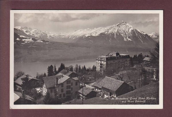 ST. BEATENBERG Grand Hotel - Hotel Edelweiss - 1940 Feldpost