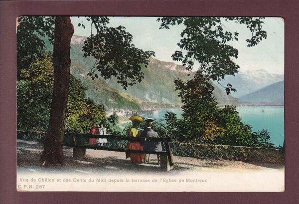 MONTREUX - Terrasse de l'Eglise - 1911 CPN