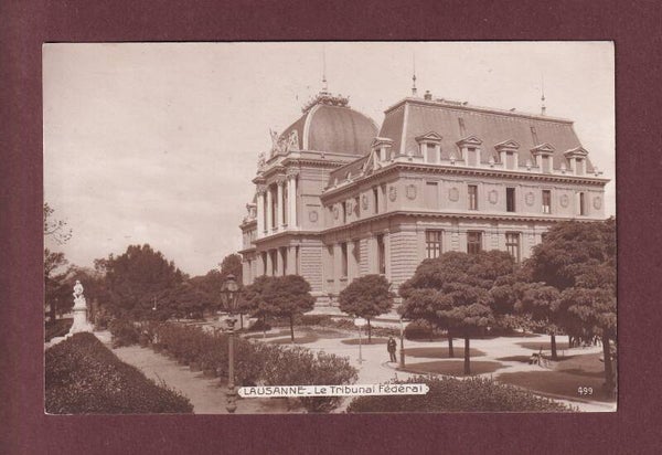 LAUSANNE - Tribunal Fédéral - 1915