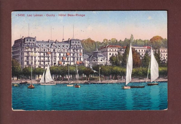 LAUSANNE - Hôtel Beau-Rivage - 1914