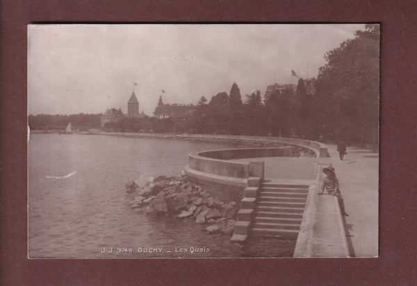 LAUSANNE - Quai d'Ouchy - 1917