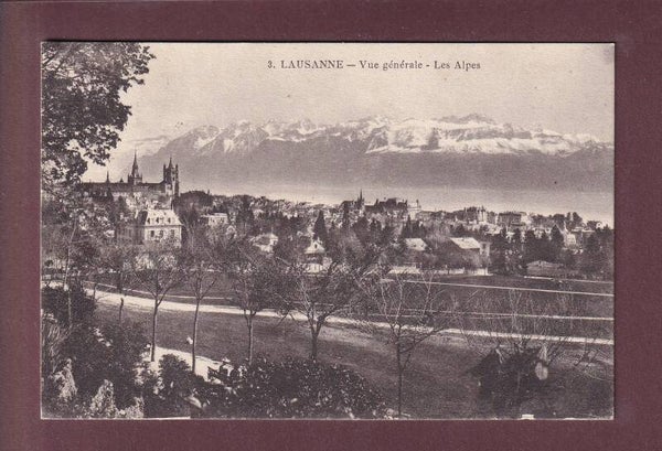 LAUSANNE et les Alpes - 1915